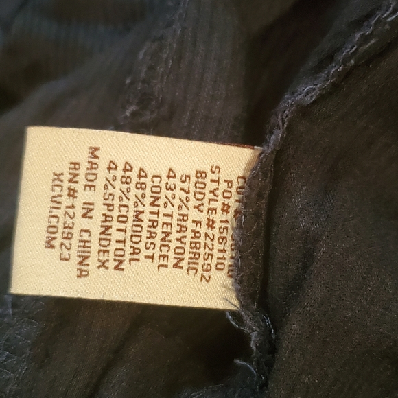XCVI Wide Leg Drawstring Corduroy Trousers - Picture 9 of 9